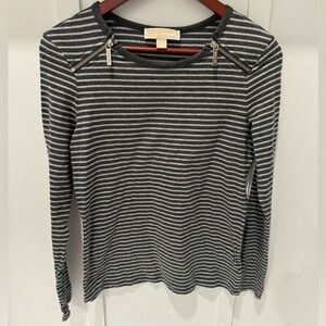 Micheal Kors long sleeve shirt stripe woman’s small